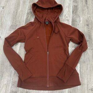 ATHLETA Women’s Rust Zip-Up Hoodie